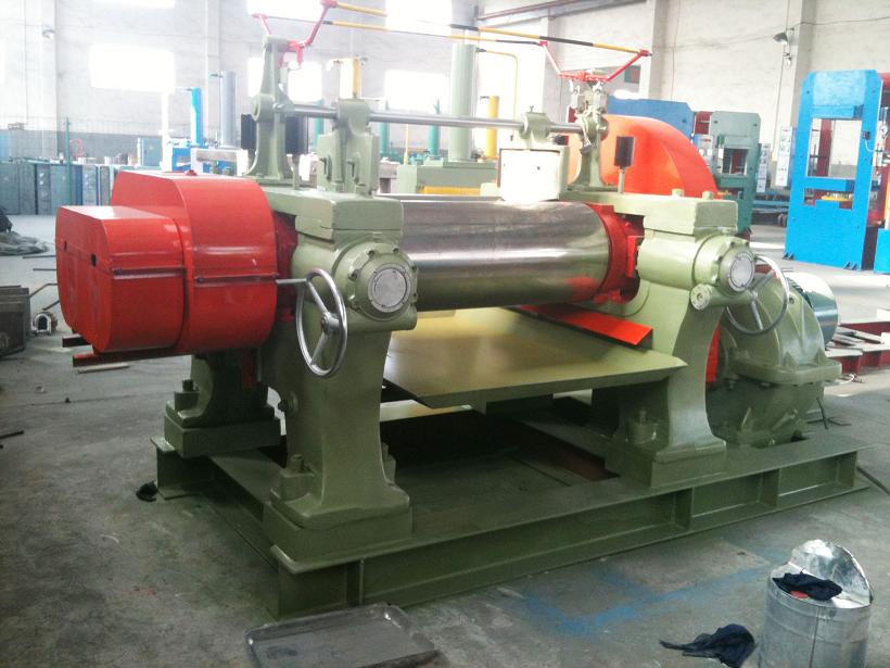Two-Roll Open Rubber Mixing Mill Machine