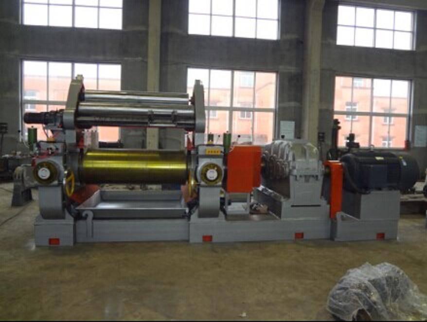 Two-Roll Mixing Mill Machine with Blender