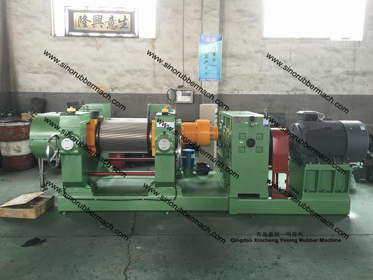 XKP-450 Double Groove Rollers Rubber Crusher Mill